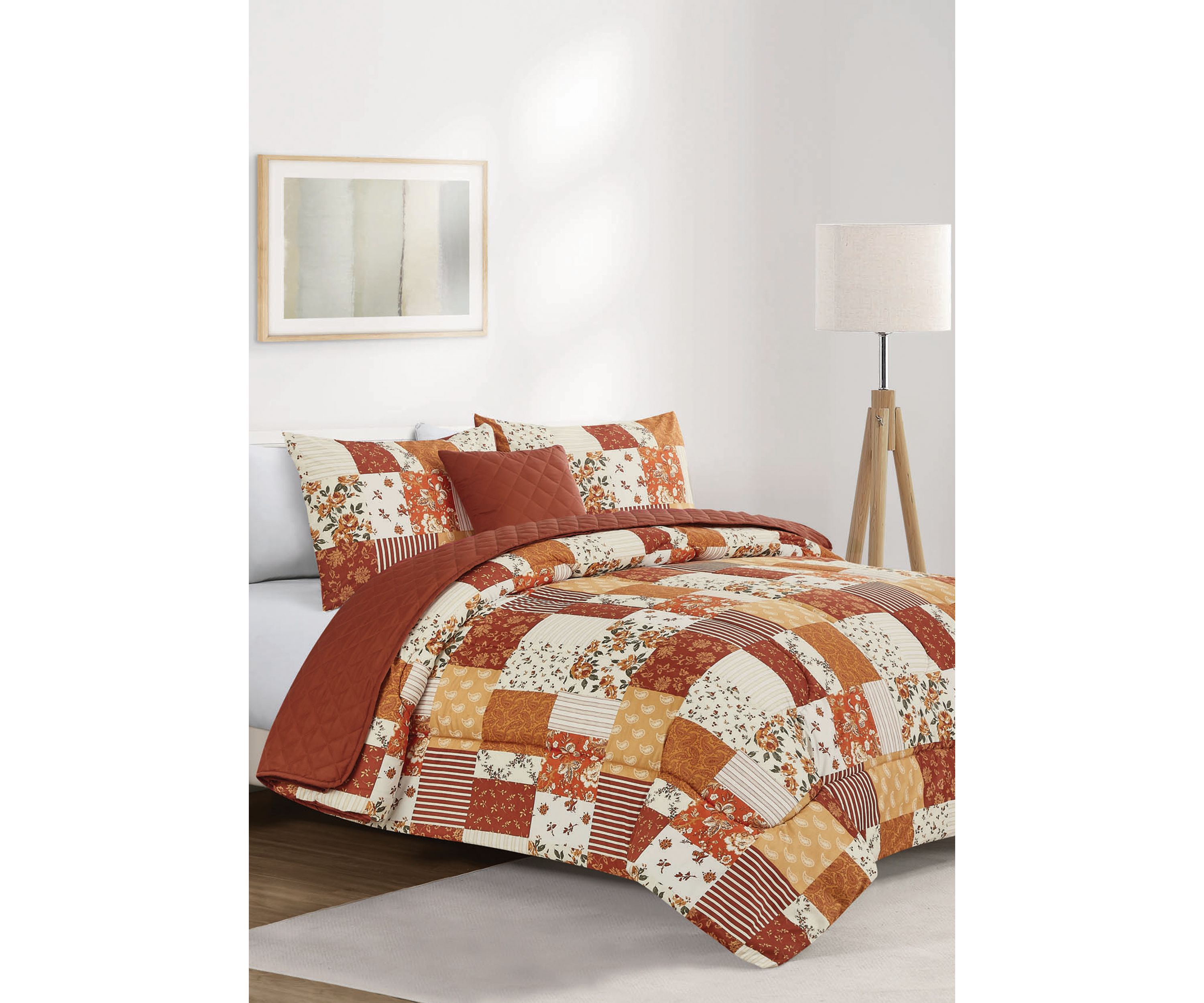 Hannah 5-Piece Comforter and Quilt Set