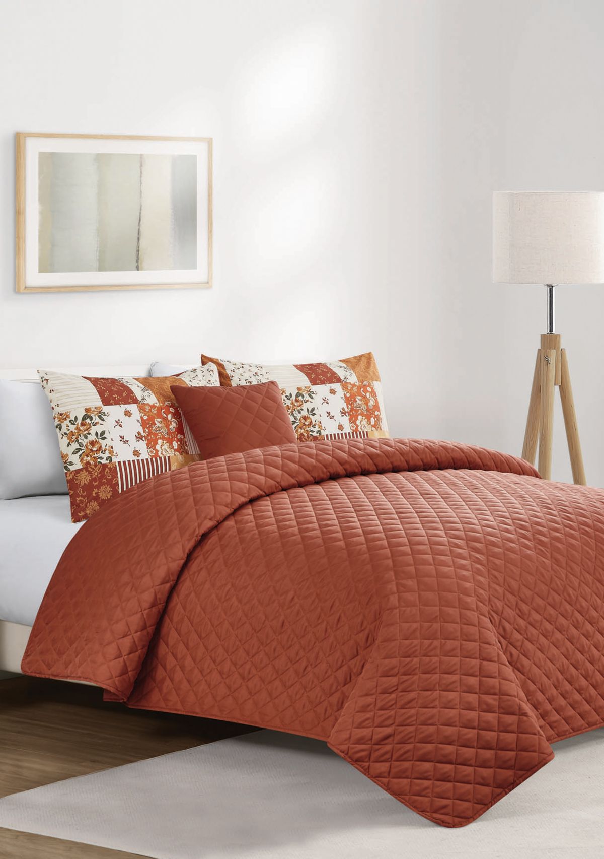 Hannah 5-Piece Comforter and Quilt Set