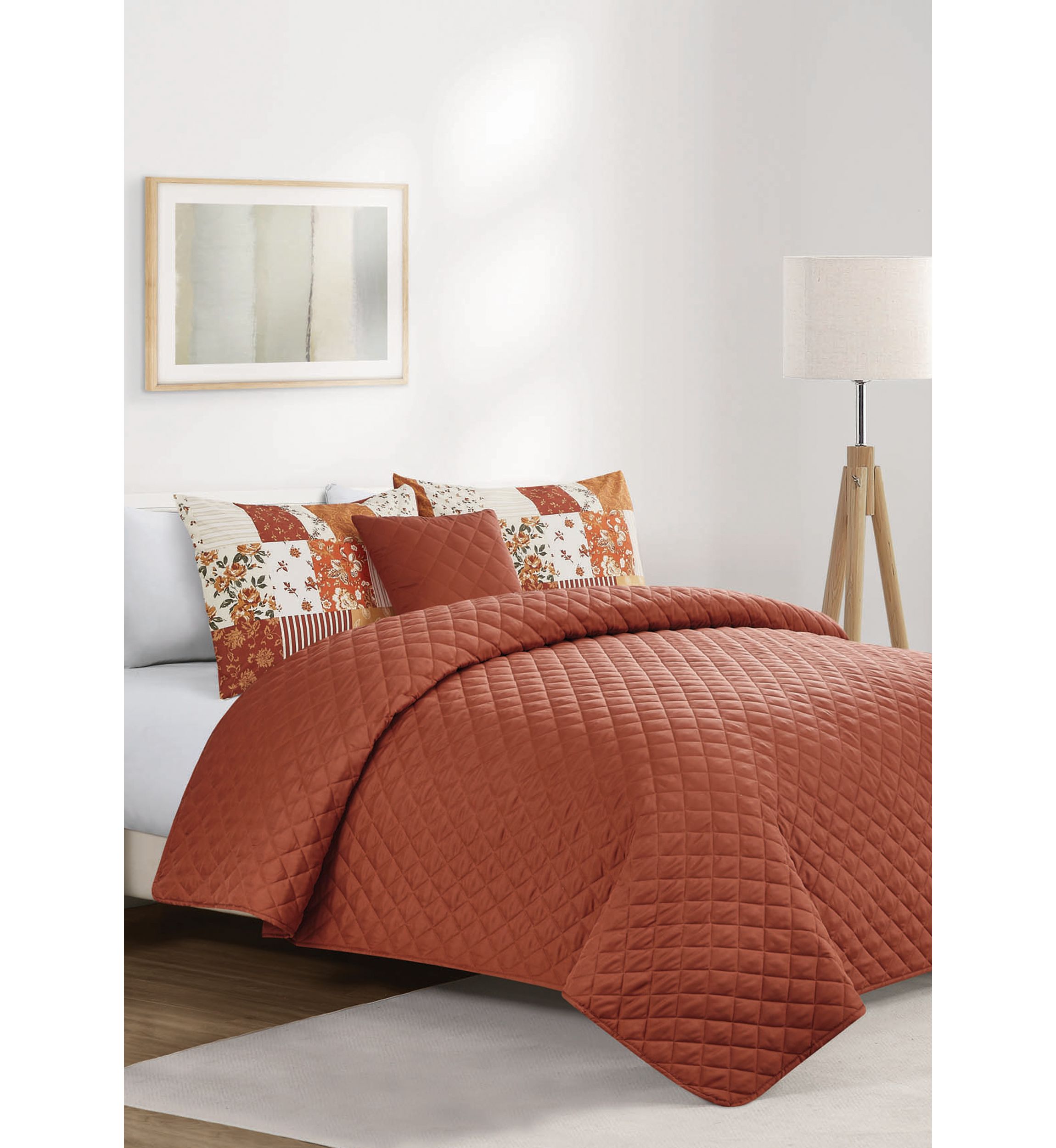 Hannah 5-Piece Comforter and Quilt Set