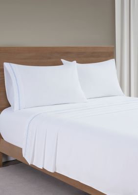 Sheet Set queen - white and blue