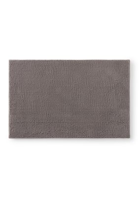 Modern. Southern. Home. Chenille Bath Rug, Grey, 20 x 32