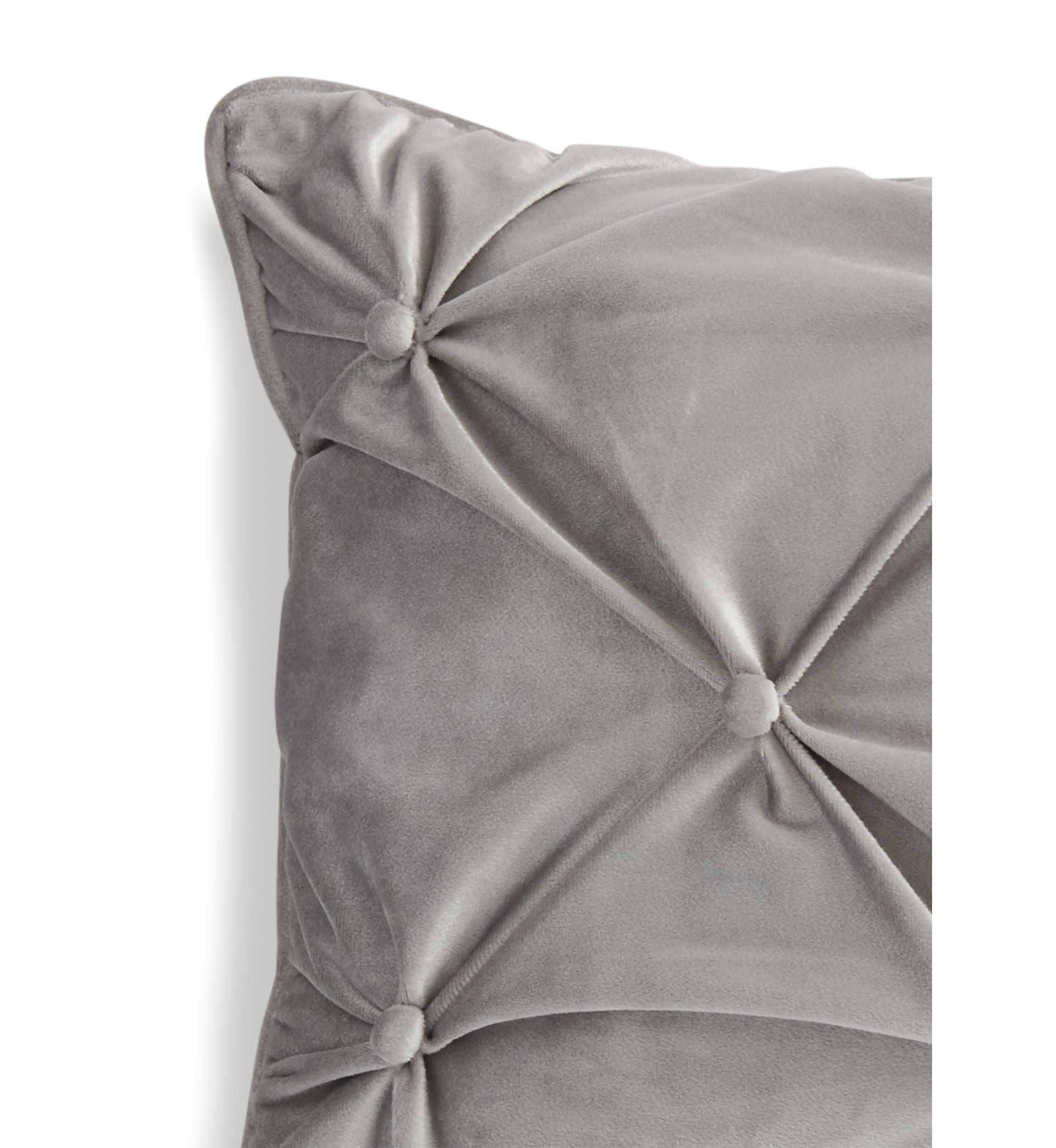 Tufted Velvet Oblong Pillow