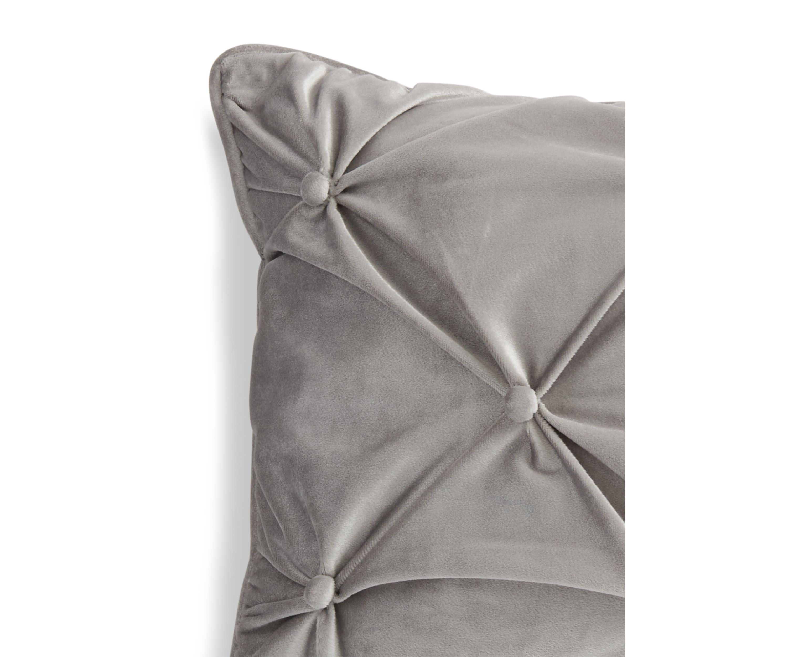 Tufted Velvet Oblong Pillow