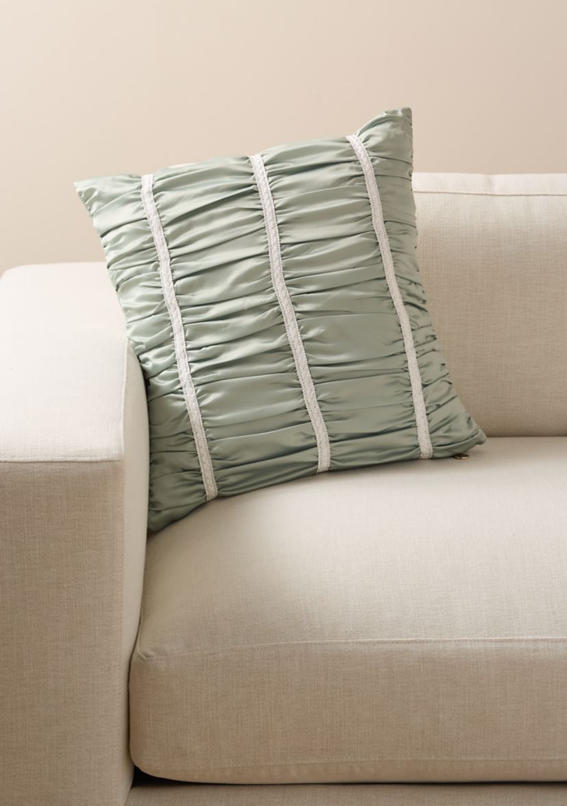 Ruched Decorative Throw Pillow