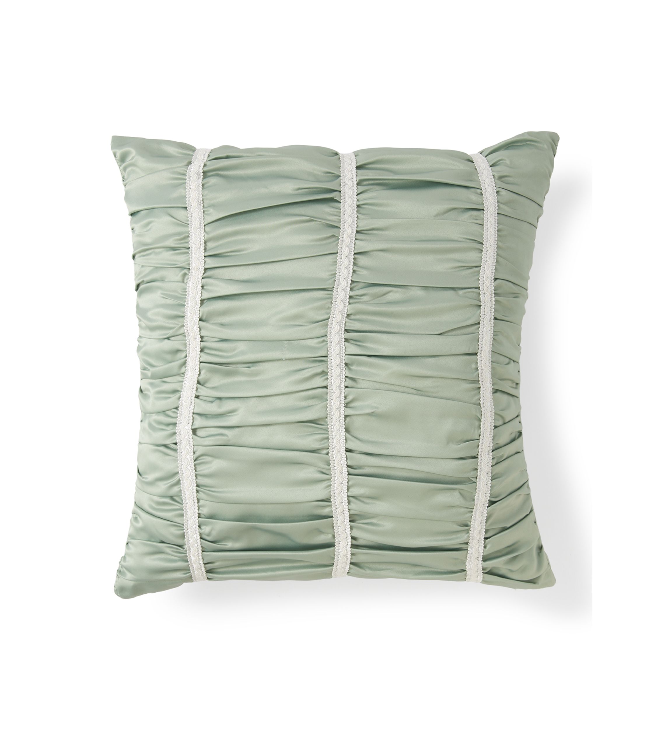 Ruched Decorative Throw Pillow