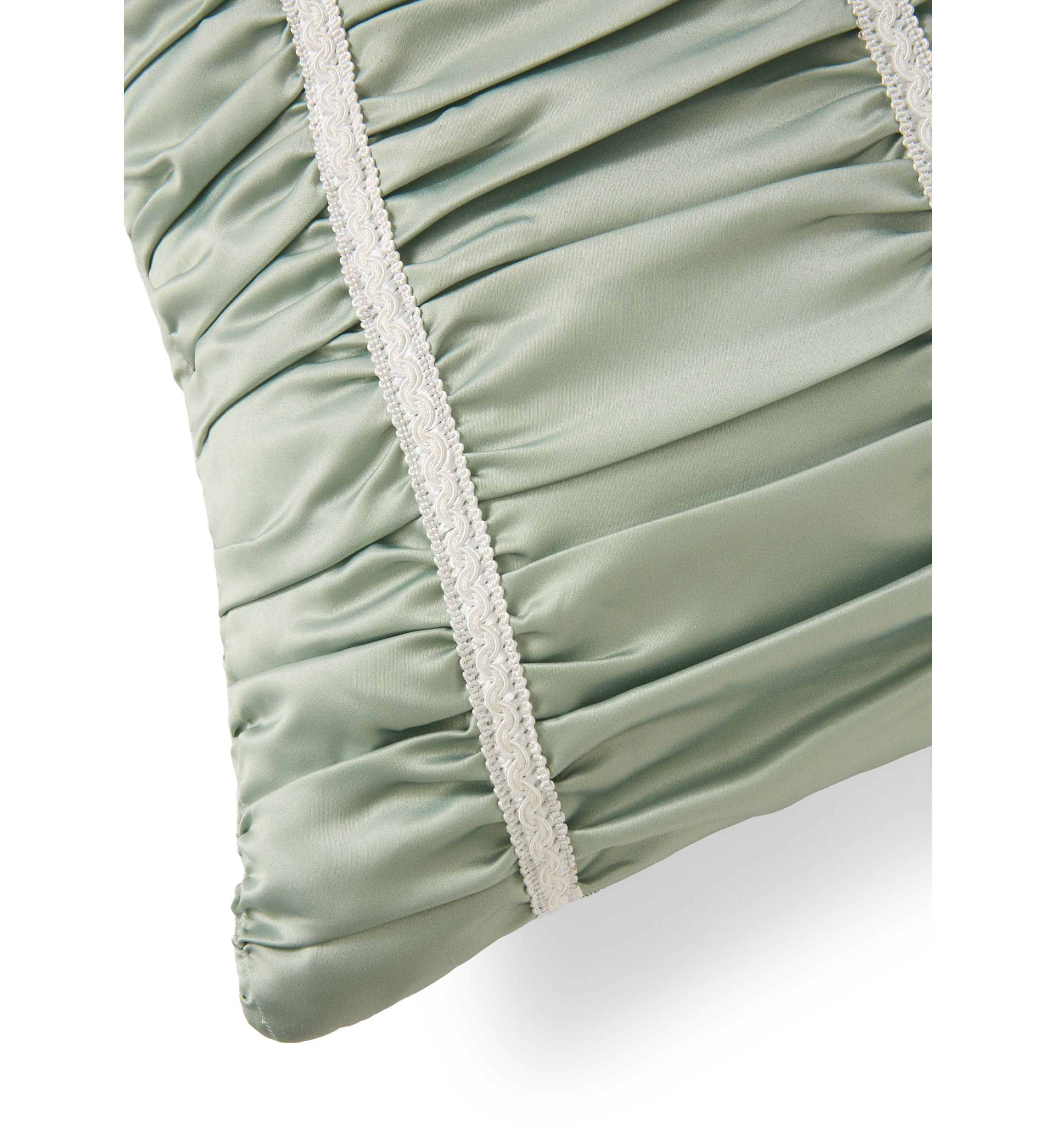 Ruched Decorative Throw Pillow