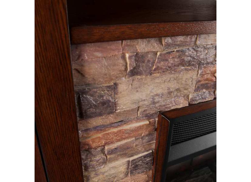Redden Corner-Convertible Electric Fireplace