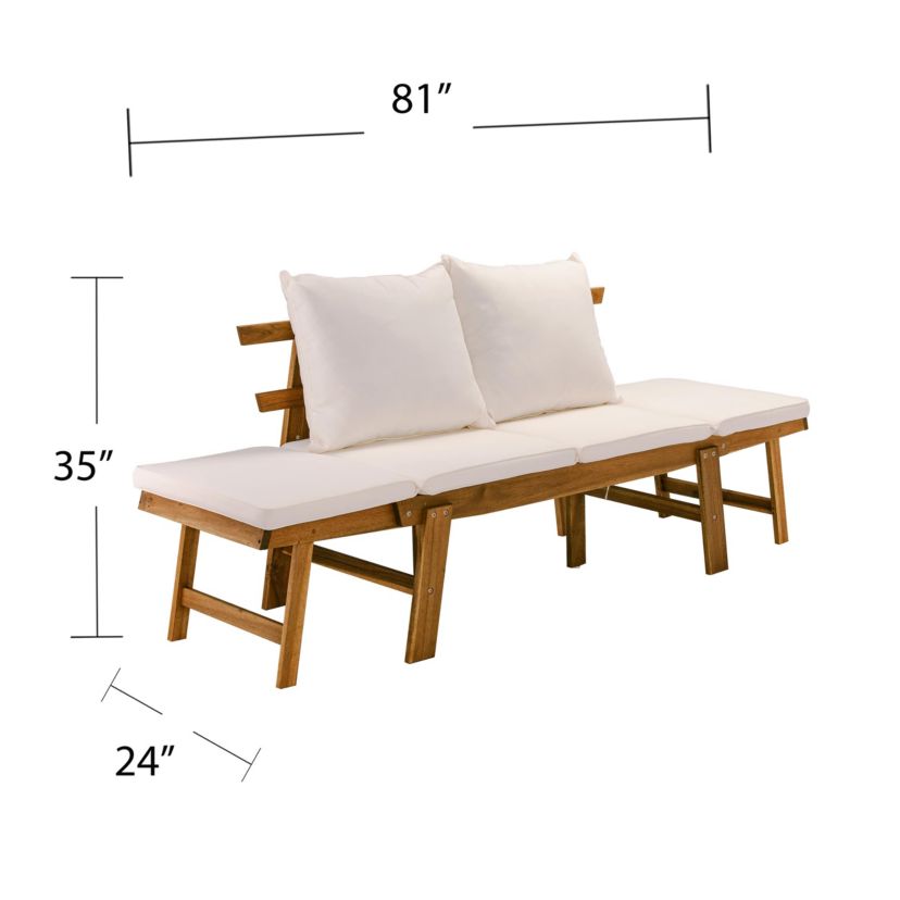 Holly & Martin Dolavon Outdoor Convertible Lounge Chair