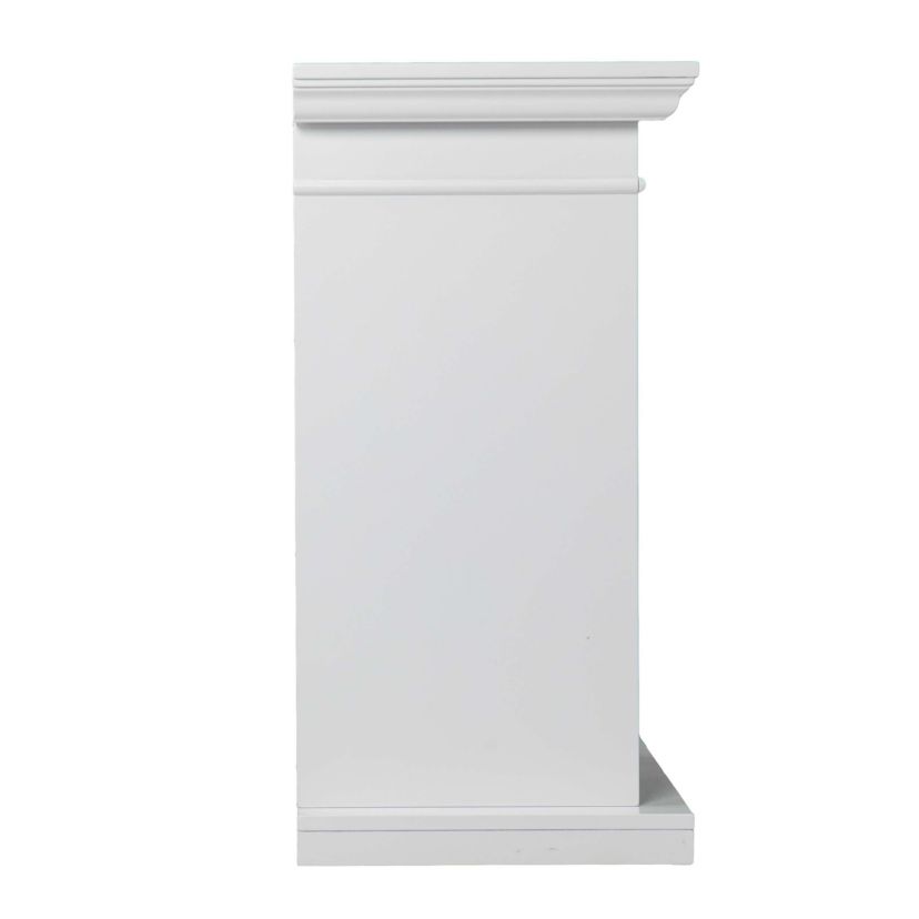 Henstinger Electric Fireplace w/ Bookcase