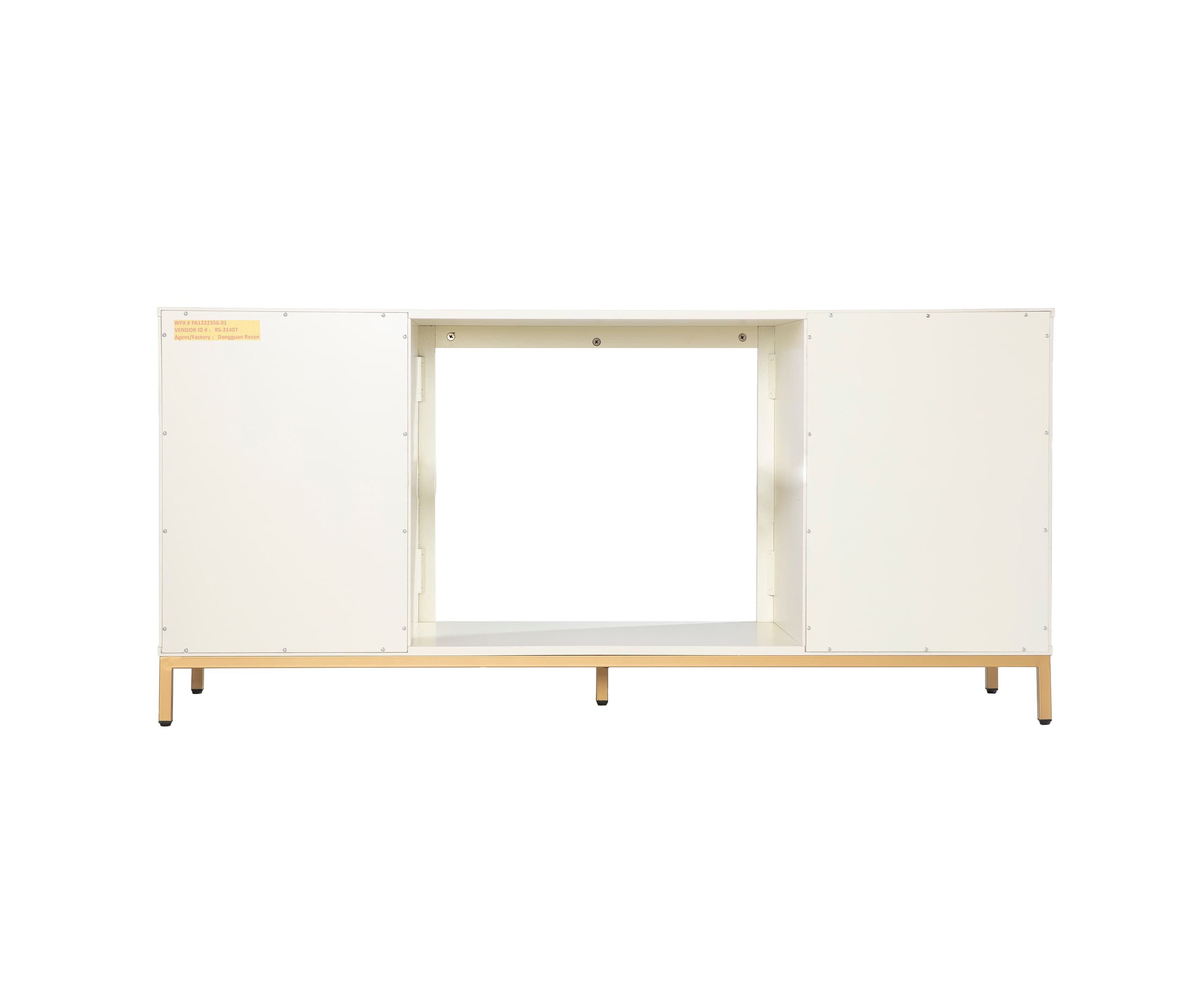 Marradi Color Changing Fireplace w/ Media Storage