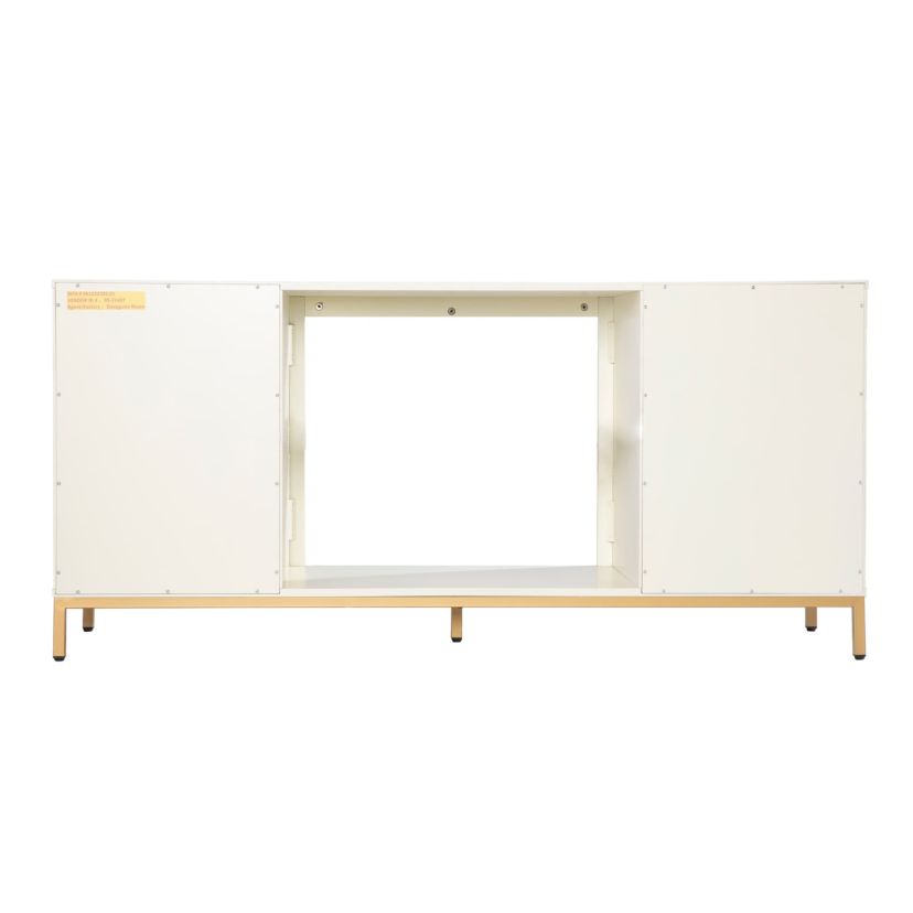 Marradi Color Changing Fireplace w/ Media Storage