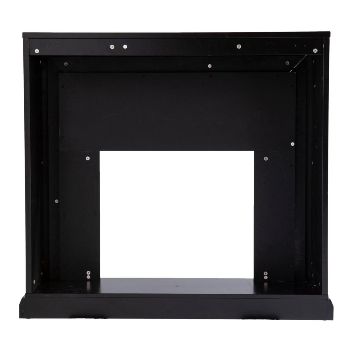 Trandling Mirrored Faux Marble Fireplace