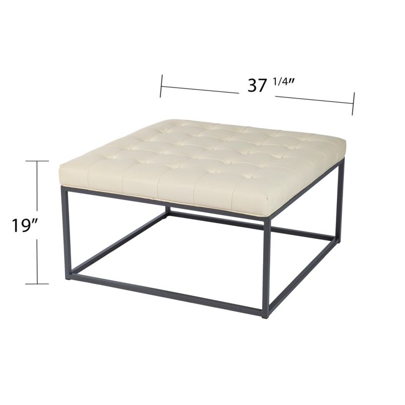 Ciarin Upholstered Cocktail Ottoman