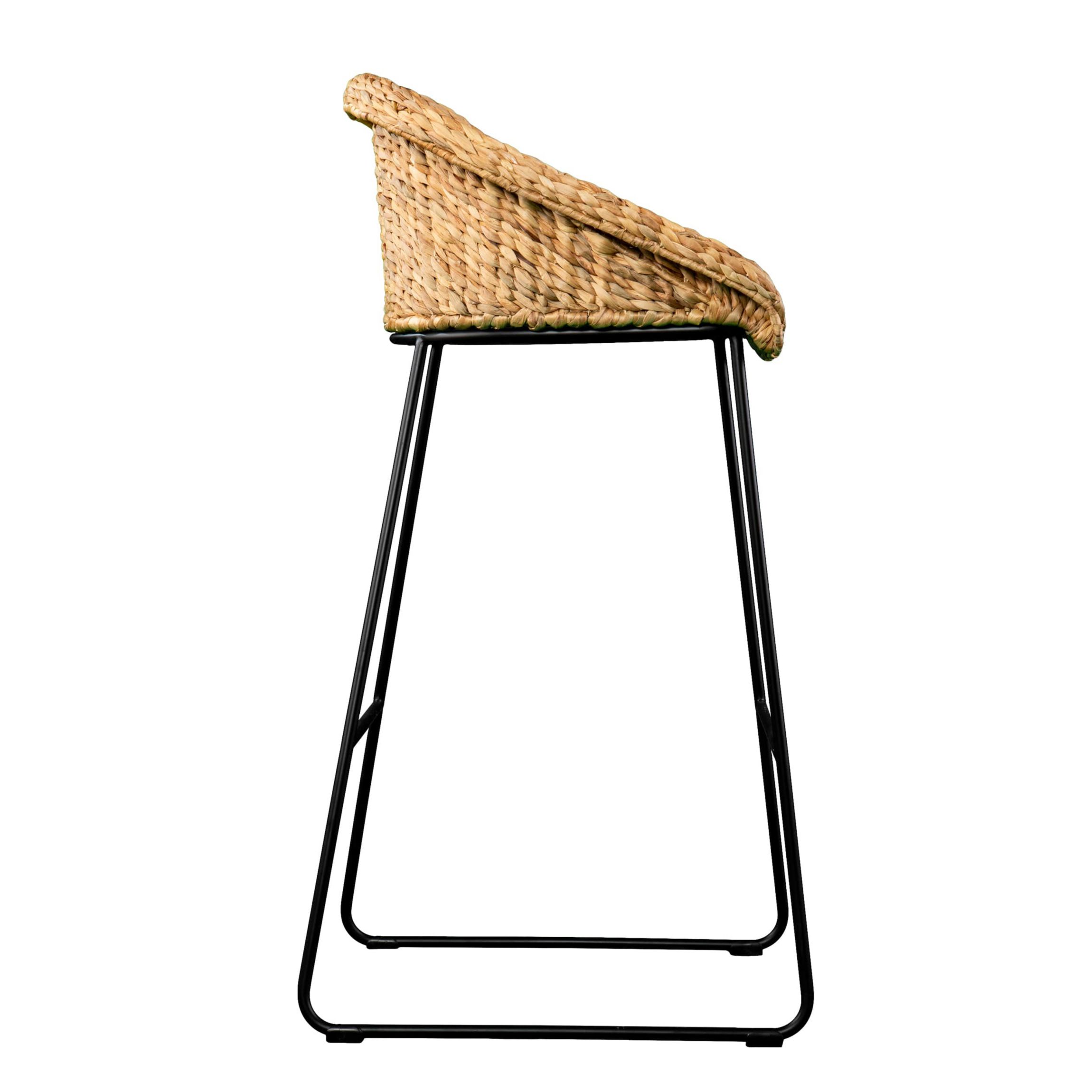 Landrine Water Hyacinth Bar Stools – 2 Piece Set