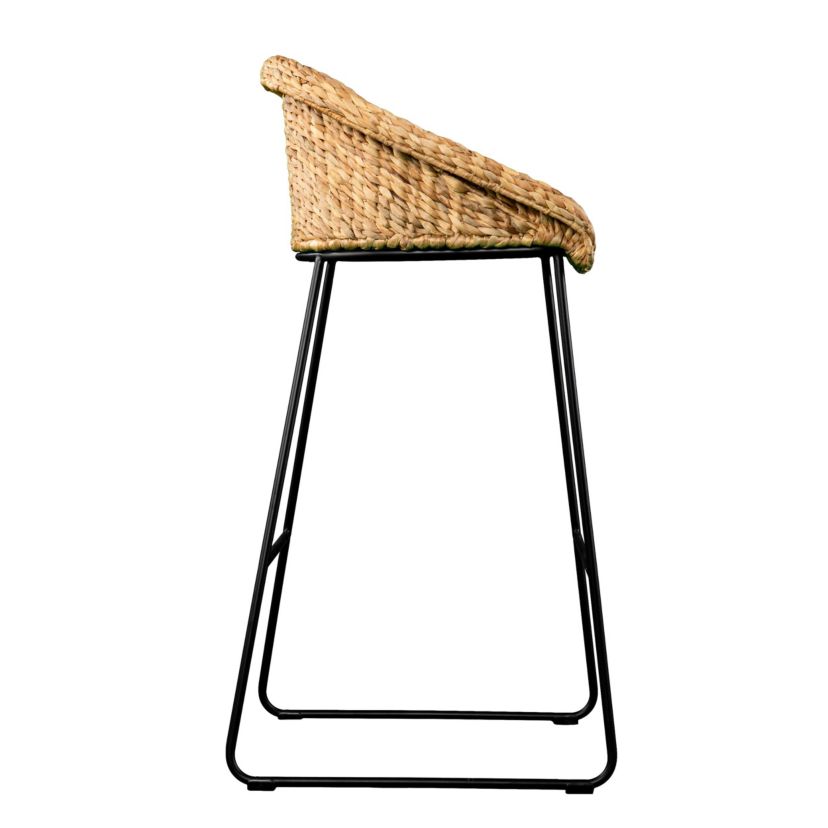 Landrine Water Hyacinth Bar Stools – 2 Piece Set