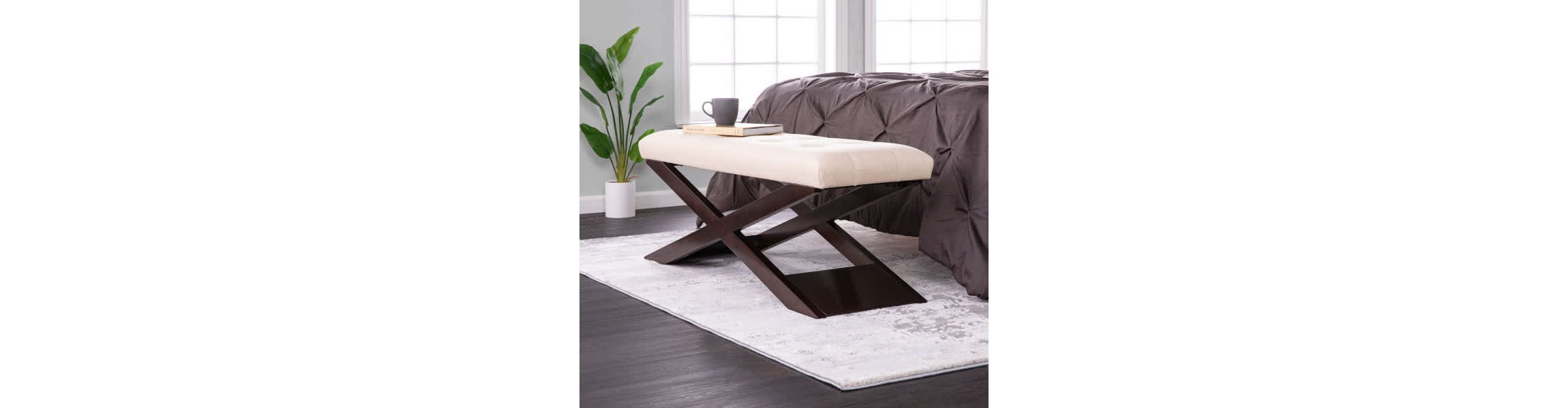 Haddix Upholstered Entryway Bench