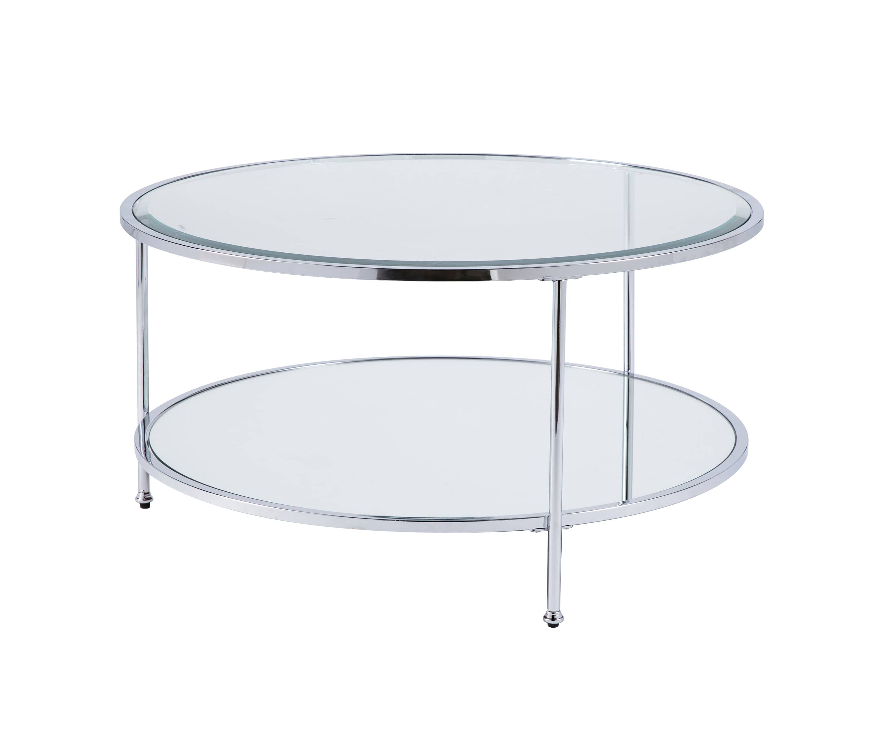 Risa Round Coffee Table w/ Storage