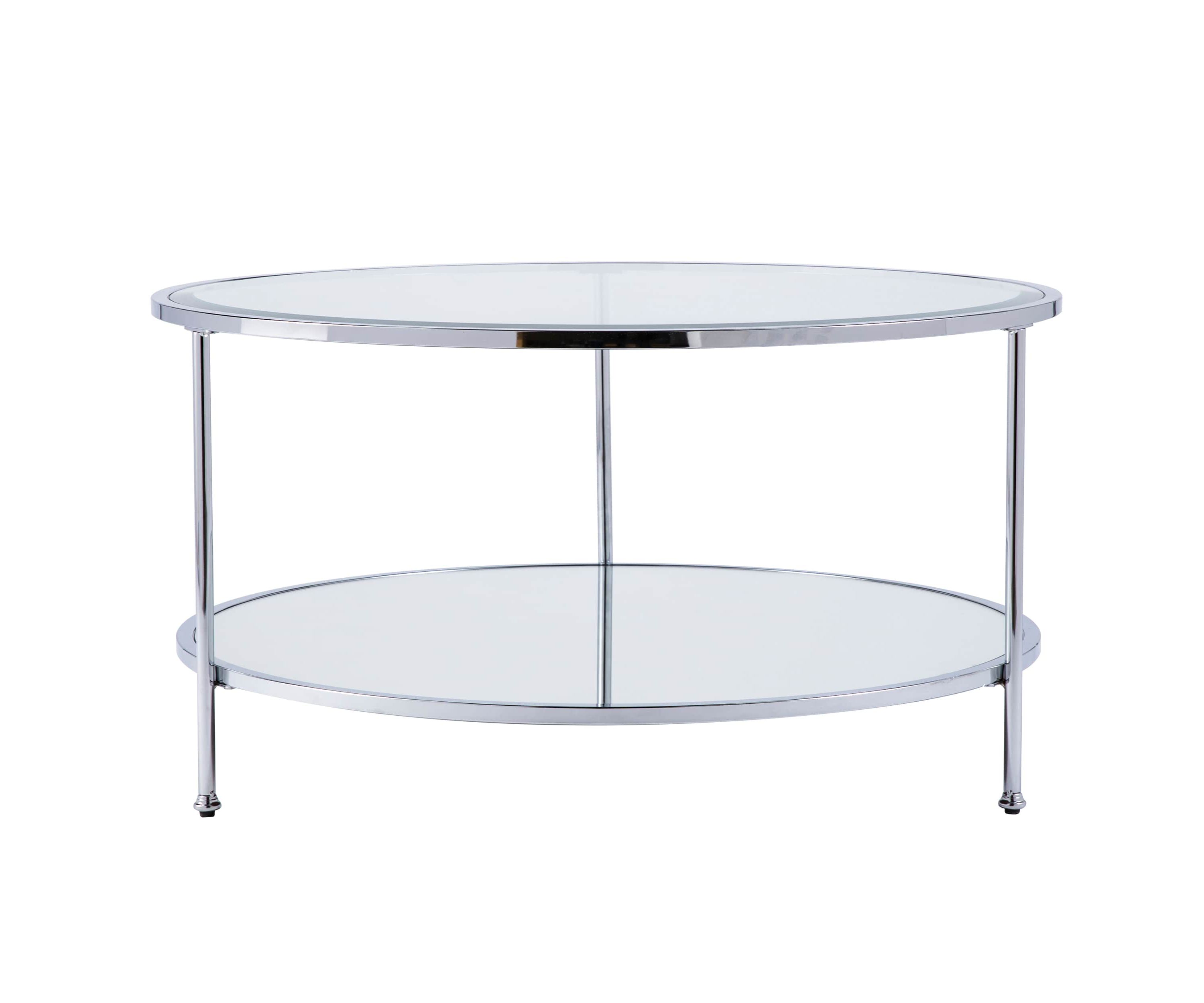 Risa Round Coffee Table w/ Storage