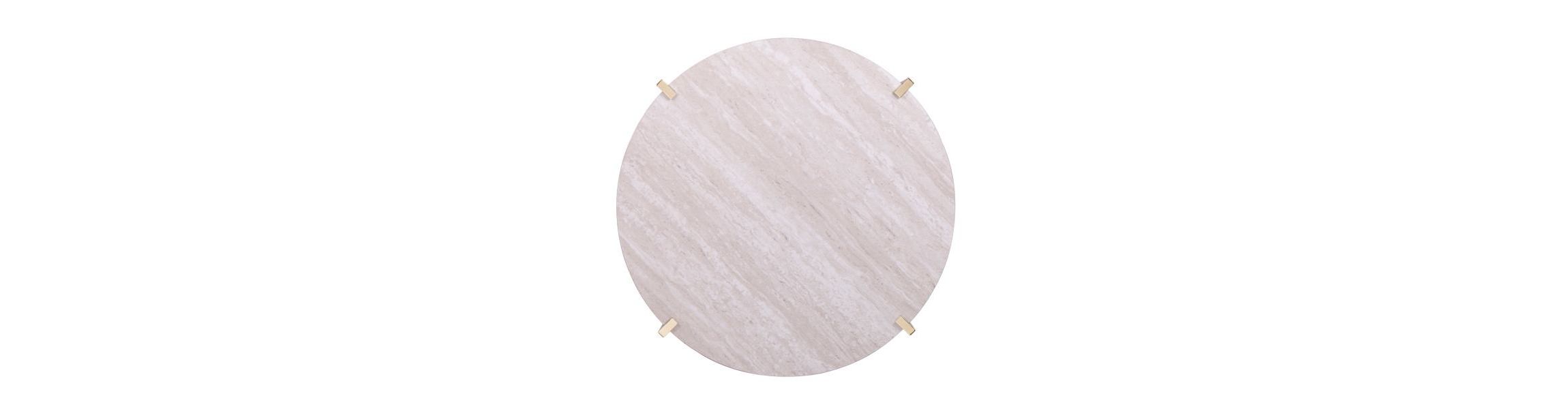 Ardmillan Round Faux Marble Cocktail Table