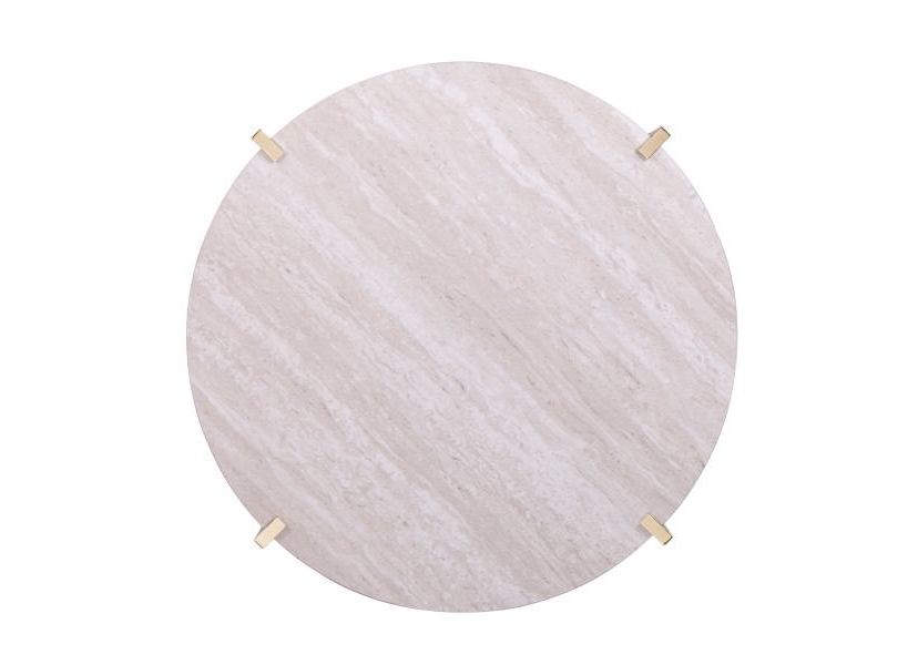 Ardmillan Round Faux Marble Cocktail Table