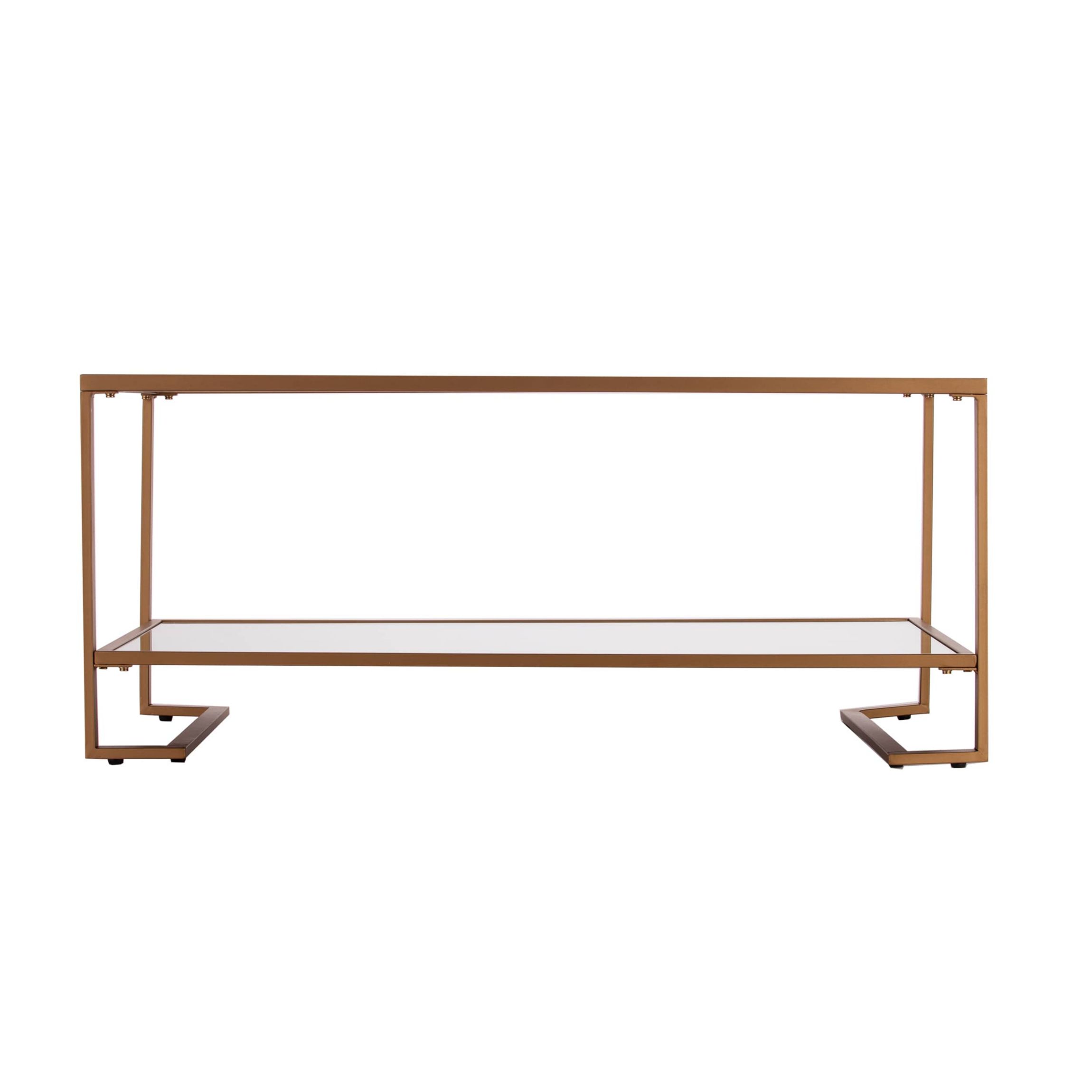 Horten Glass-Top Cocktail Table