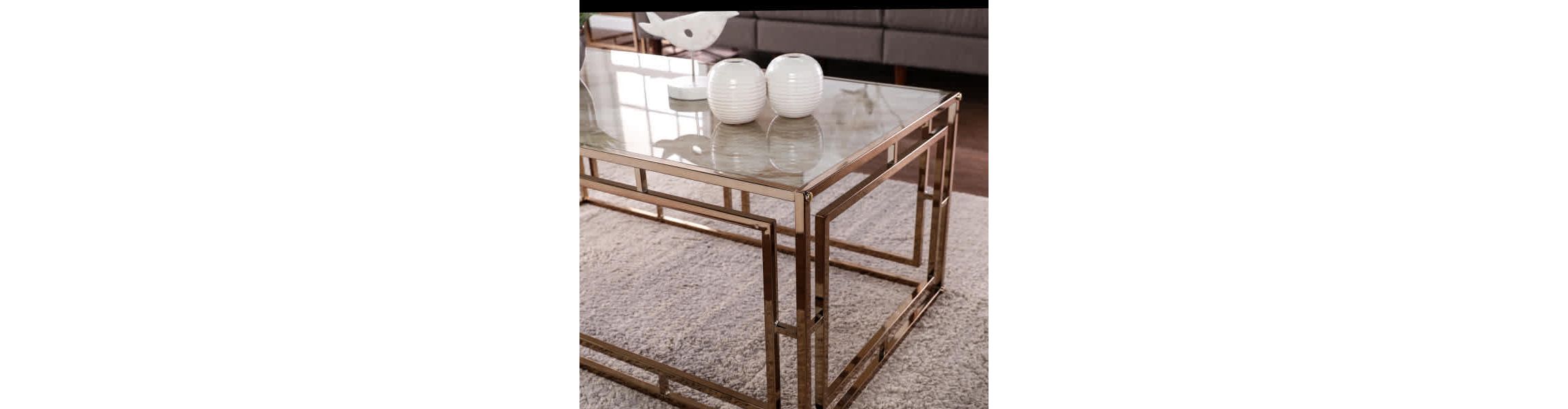 Simondley Faux Marble Cocktail Table