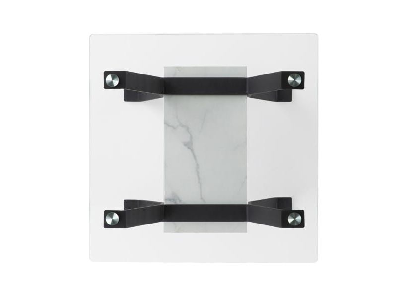 Darvette Glass-Top End Table