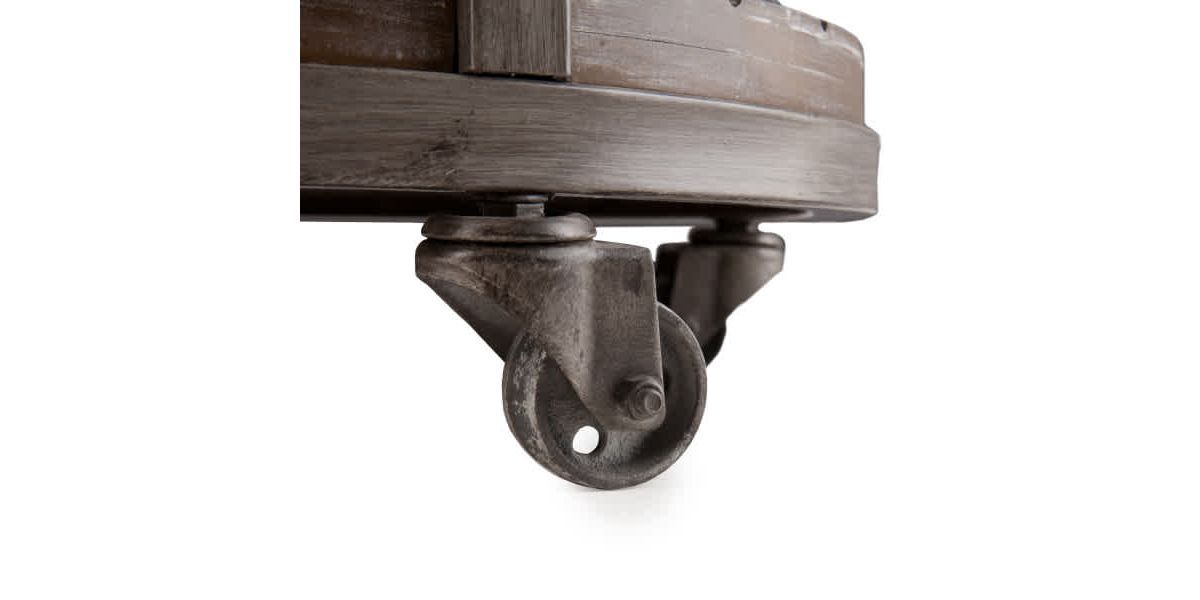 Konya Urban Industrial Round End Table