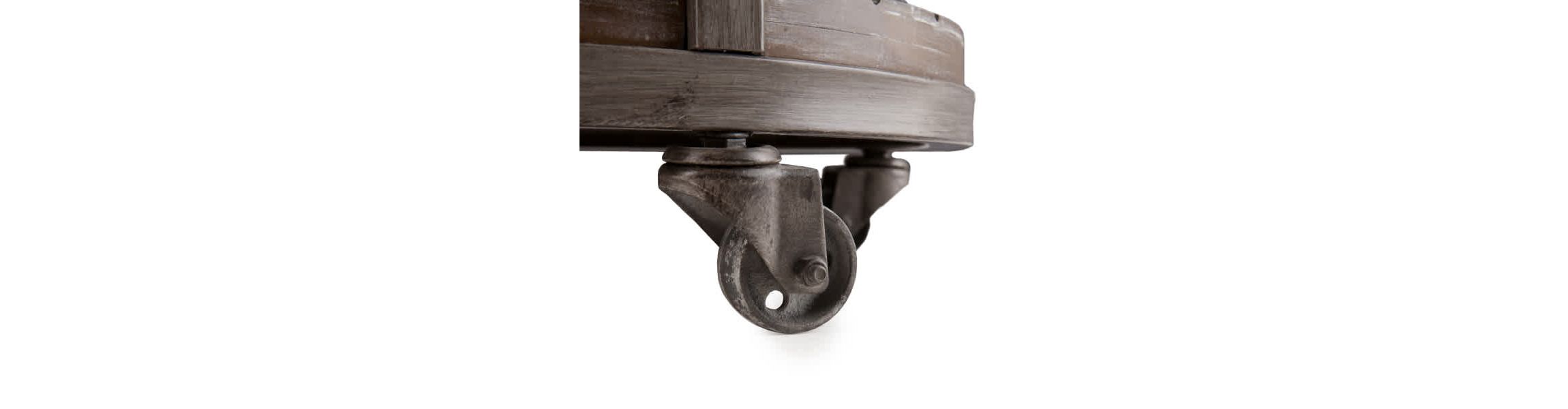 Konya Urban Industrial Round End Table