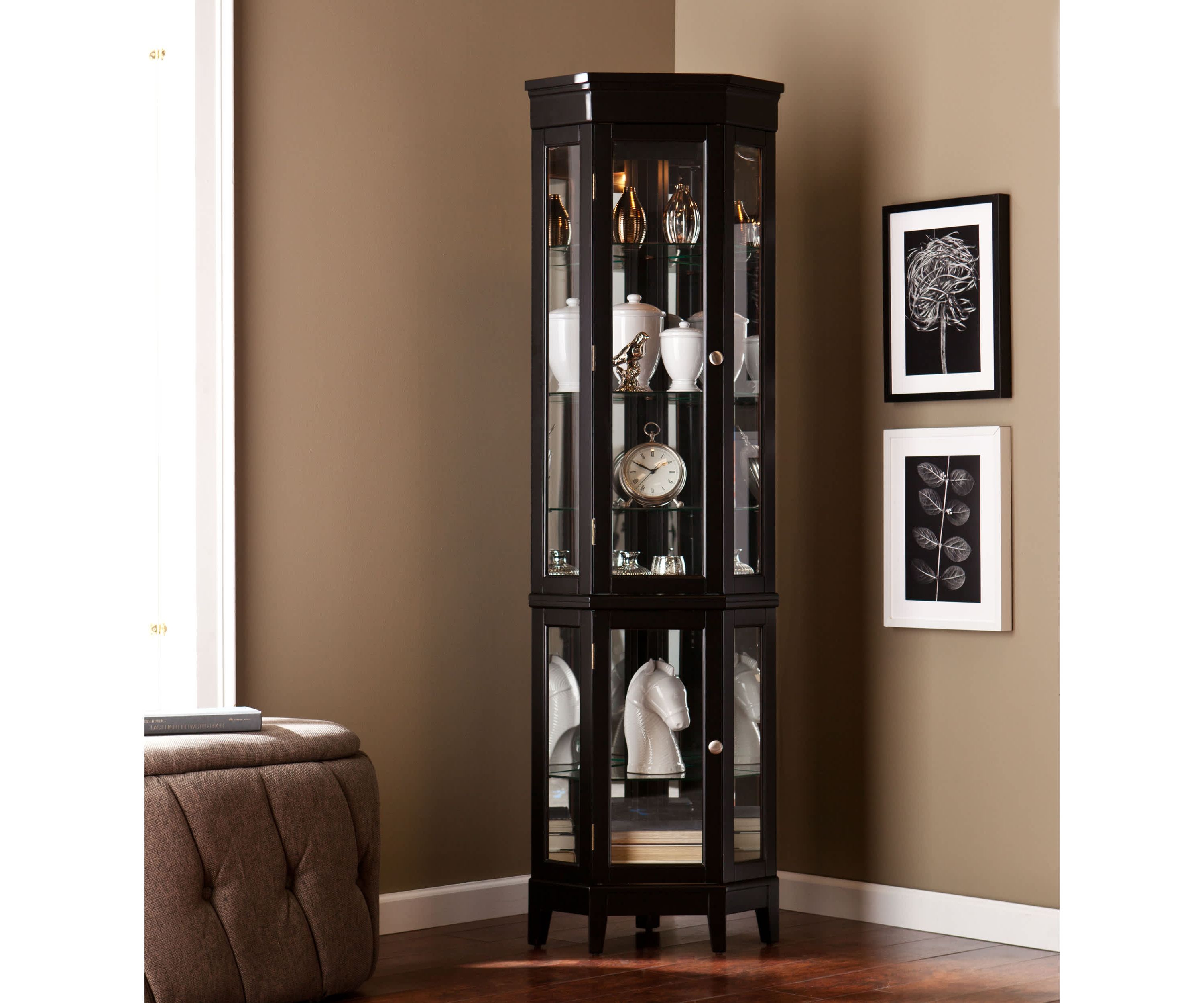 Essex Corner Curio Cabinet