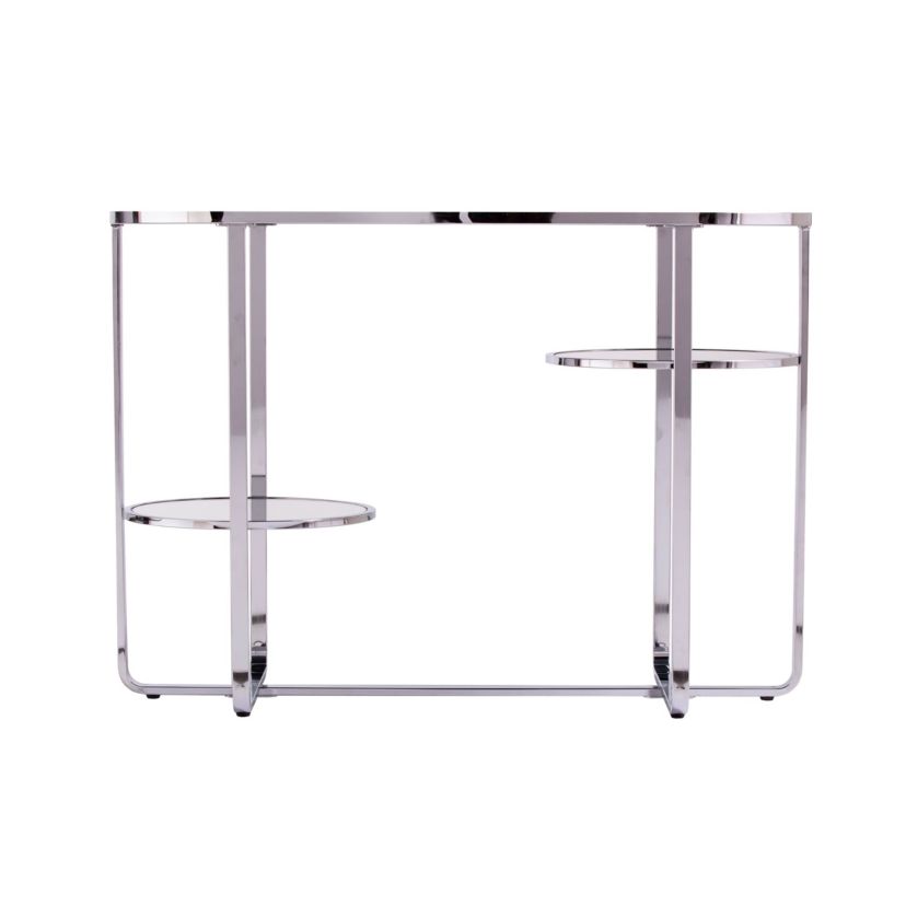 Maxina Mirrored Console Table w/ Storage