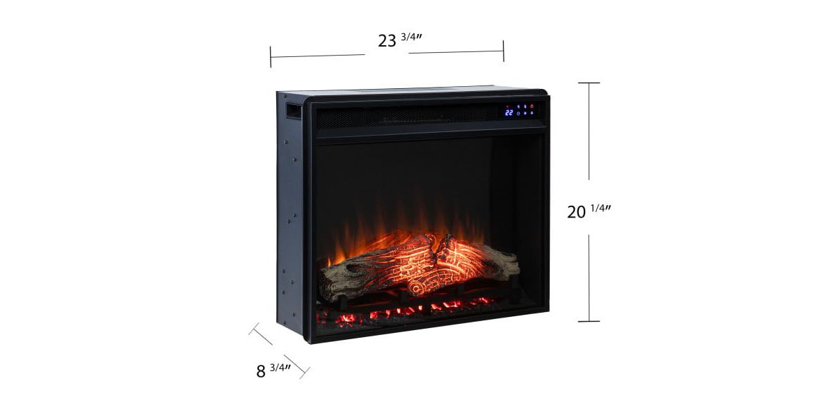 23” Touch Screen Electric Firebox w/ Remote Control