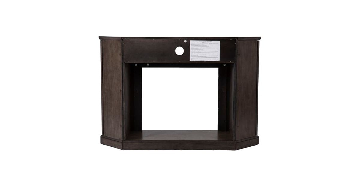 Austindale Color Changing Fireplace w/ Media Storage