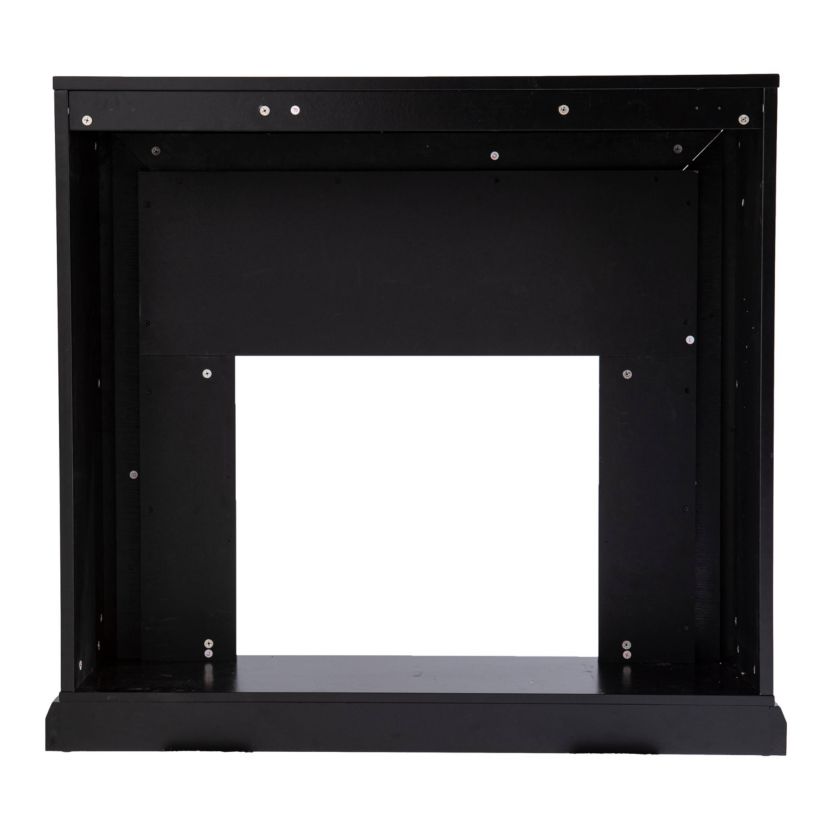 Trandling Mirrored Faux Marble Color Changing Fireplace