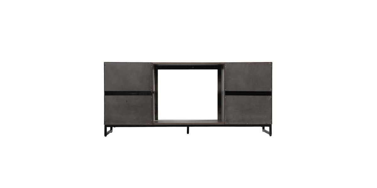 Akehurst Color Changing Fireplace with Media Storage