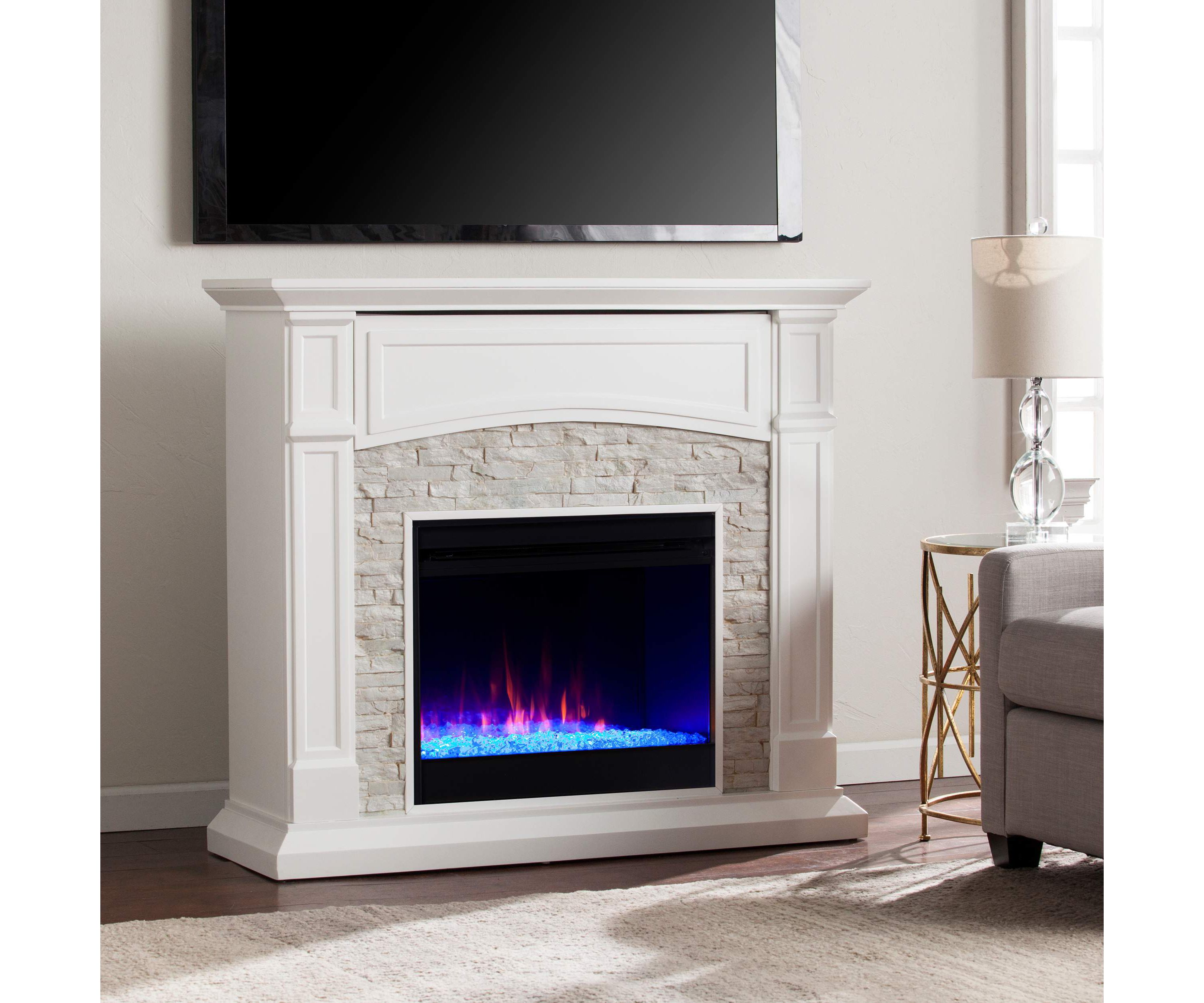 Seneca Color Changing Media Fireplace
