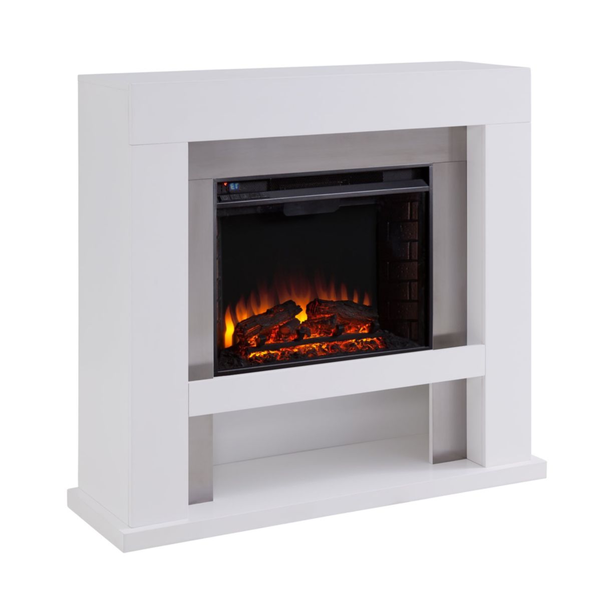 Lirrington Stainless Steel Fireplace