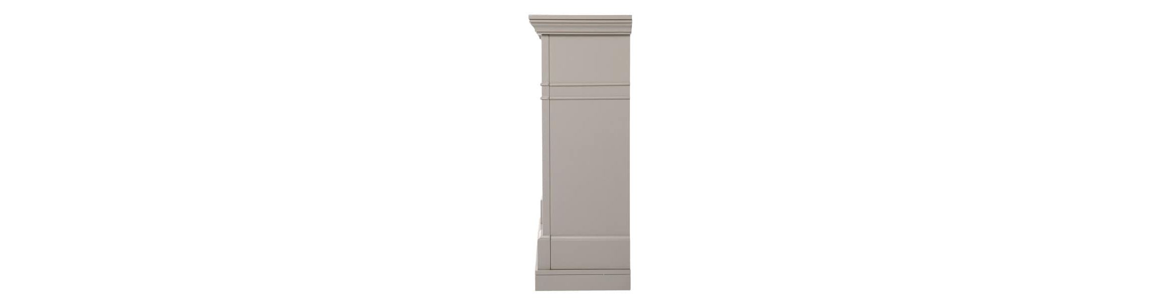 Birkover Electric Fireplace w/ Marble Surround