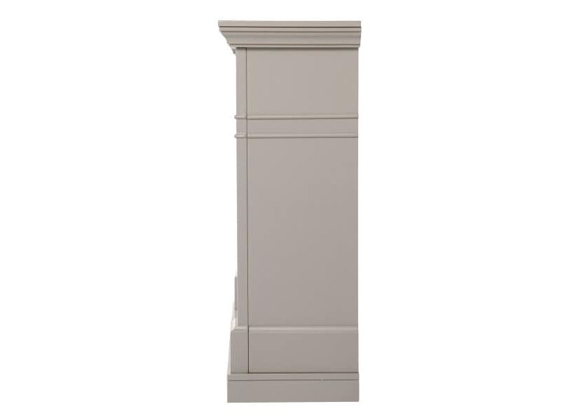 Birkover Electric Fireplace w/ Marble Surround