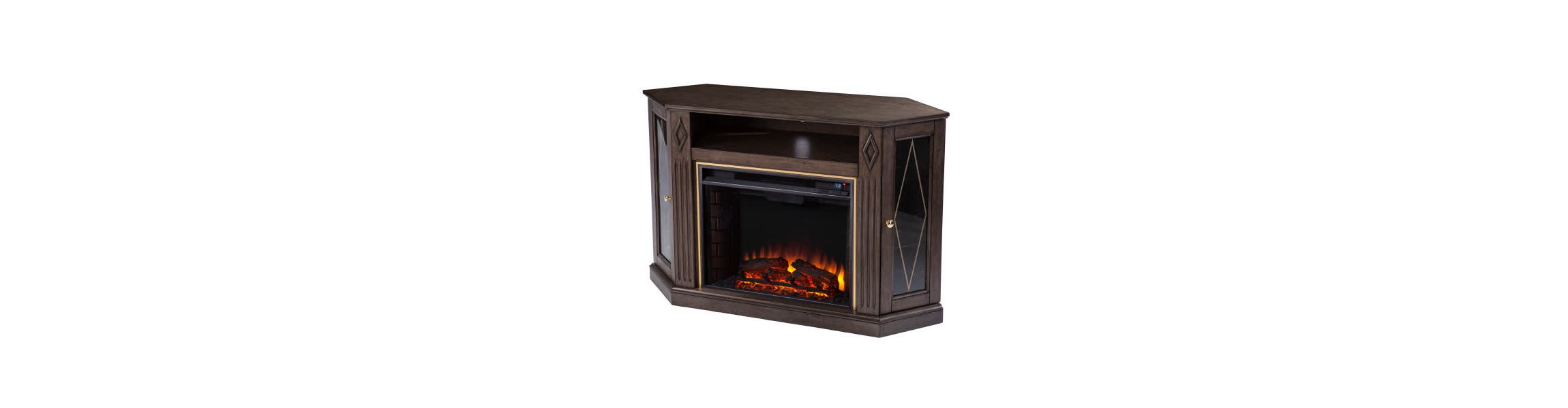 Austindale Electric Fireplace w/ Media Storage