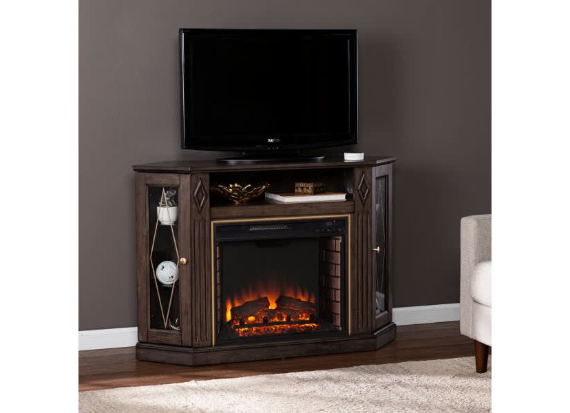 Austindale Electric Fireplace w/ Media Storage