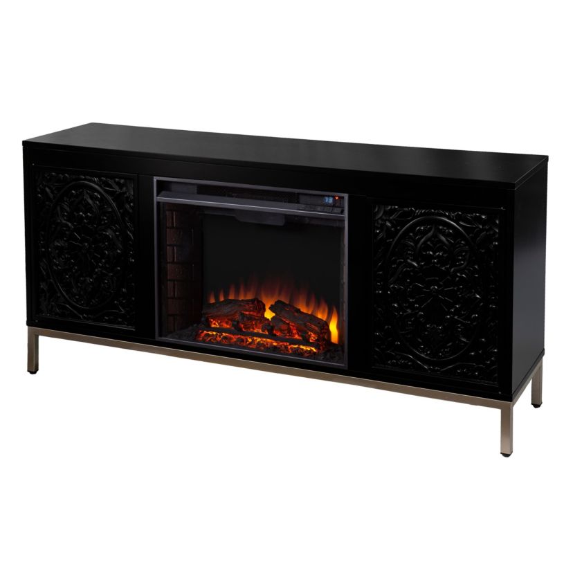 Winsterly Electric Fireplace Console w/ Media Storage