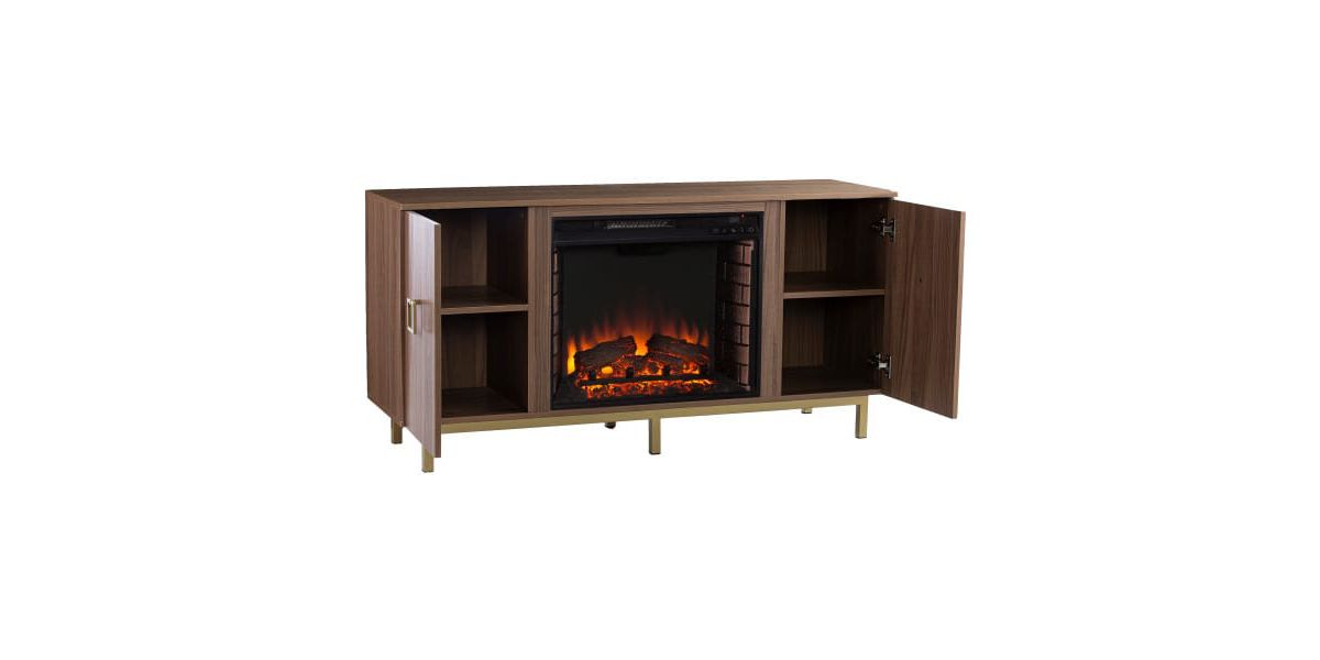 Yorkville Electric Fireplace w/ Media Storage