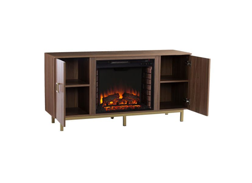 Yorkville Electric Fireplace w/ Media Storage