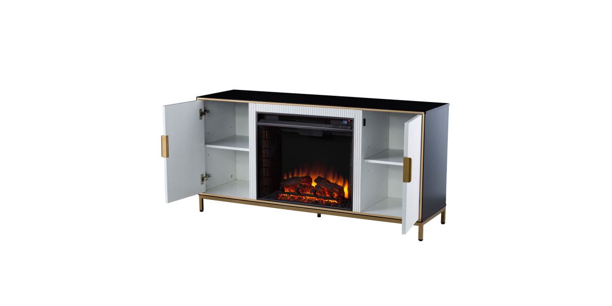 Daltaire Electric Fireplace w/ Media Storage