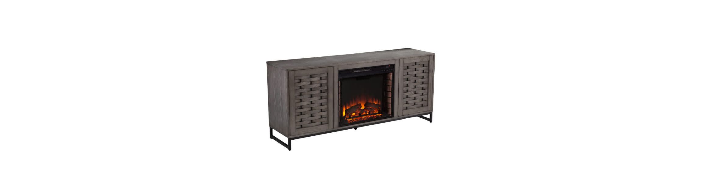 Akehurst Electric Fireplace with Media Storage