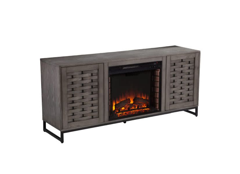 Akehurst Electric Fireplace with Media Storage