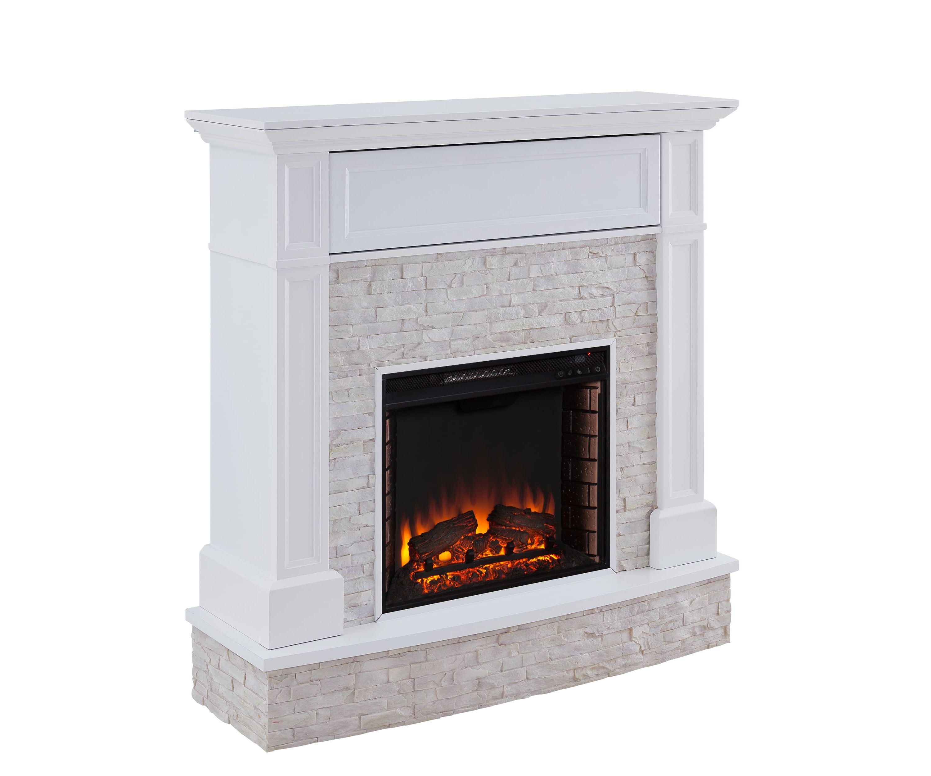 Jacksdale Faux Stone Media Fireplace