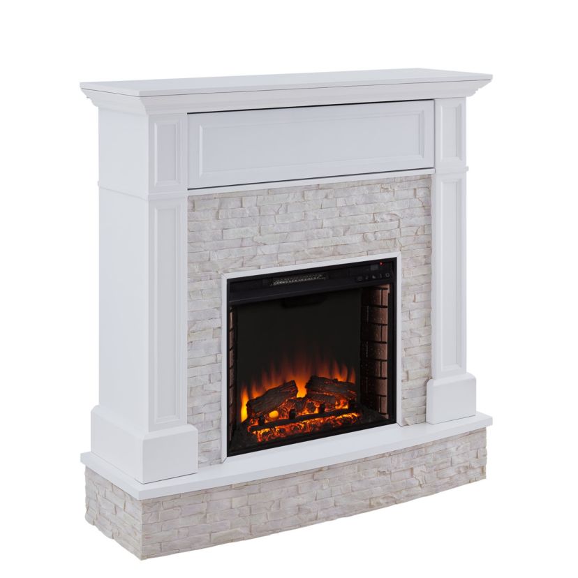 Jacksdale Faux Stone Media Fireplace