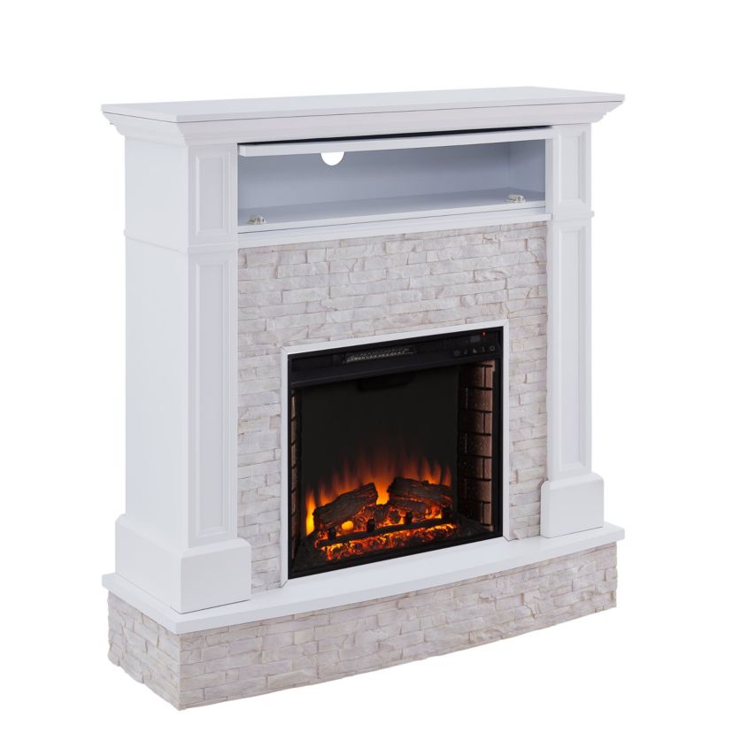 Jacksdale Faux Stone Media Fireplace